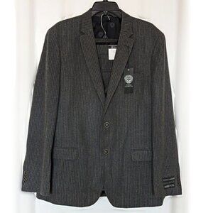 Vince Camuto Men's Bell 2-Piece Suit Light Gray Striped Size 42L/W35 (MSRP $150)